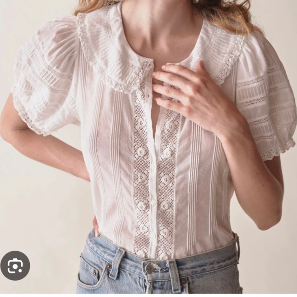 Doen Bernadine Top in Salt